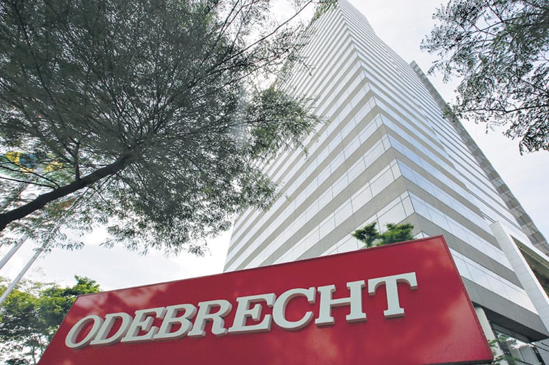 Odebrecht quedó fuera del negocio de la obra pública por doce meses.