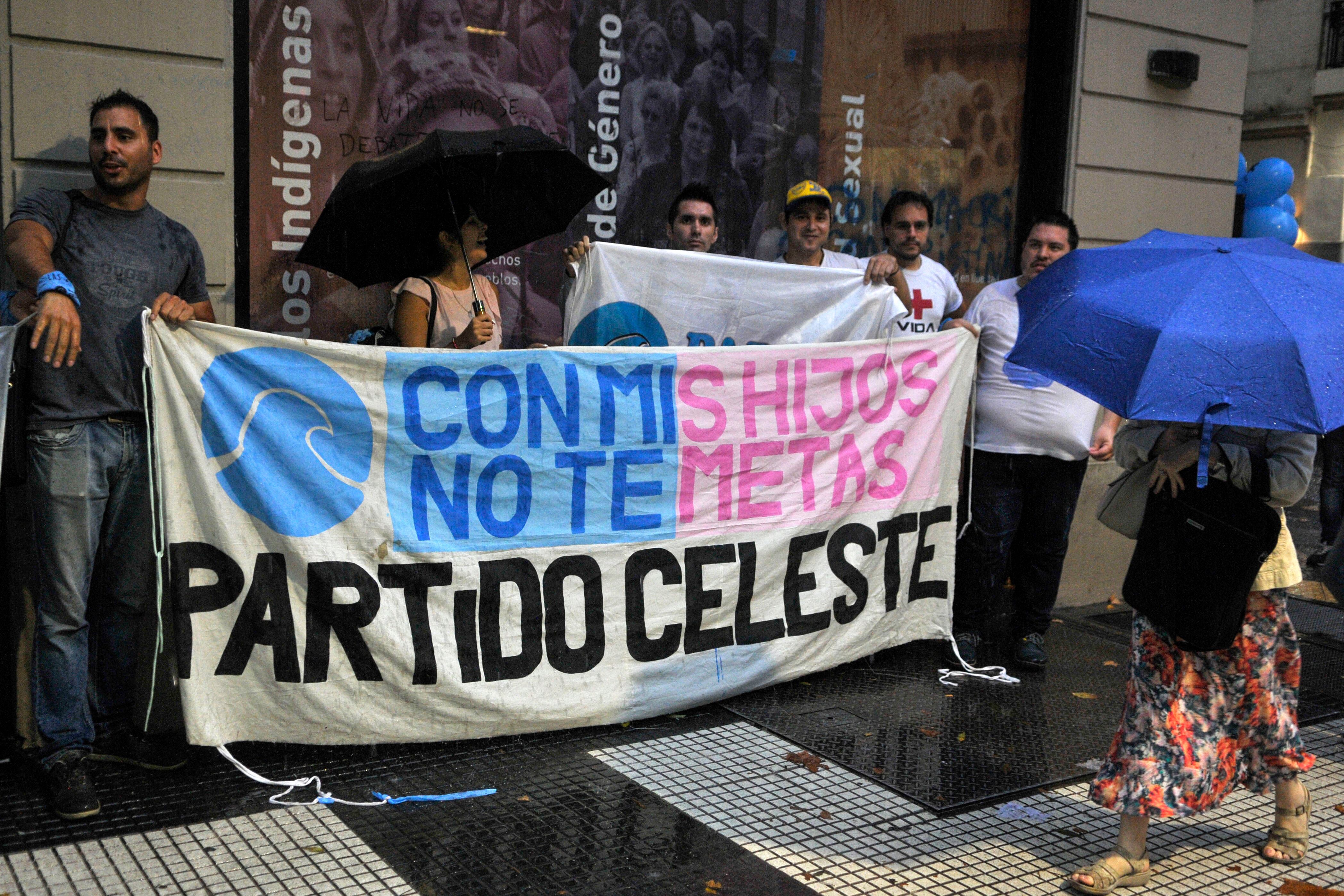 La convocatoria antiderechos fue magra.