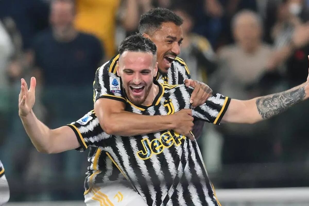 Gol de Gatti, celebra la Vecchia Signora