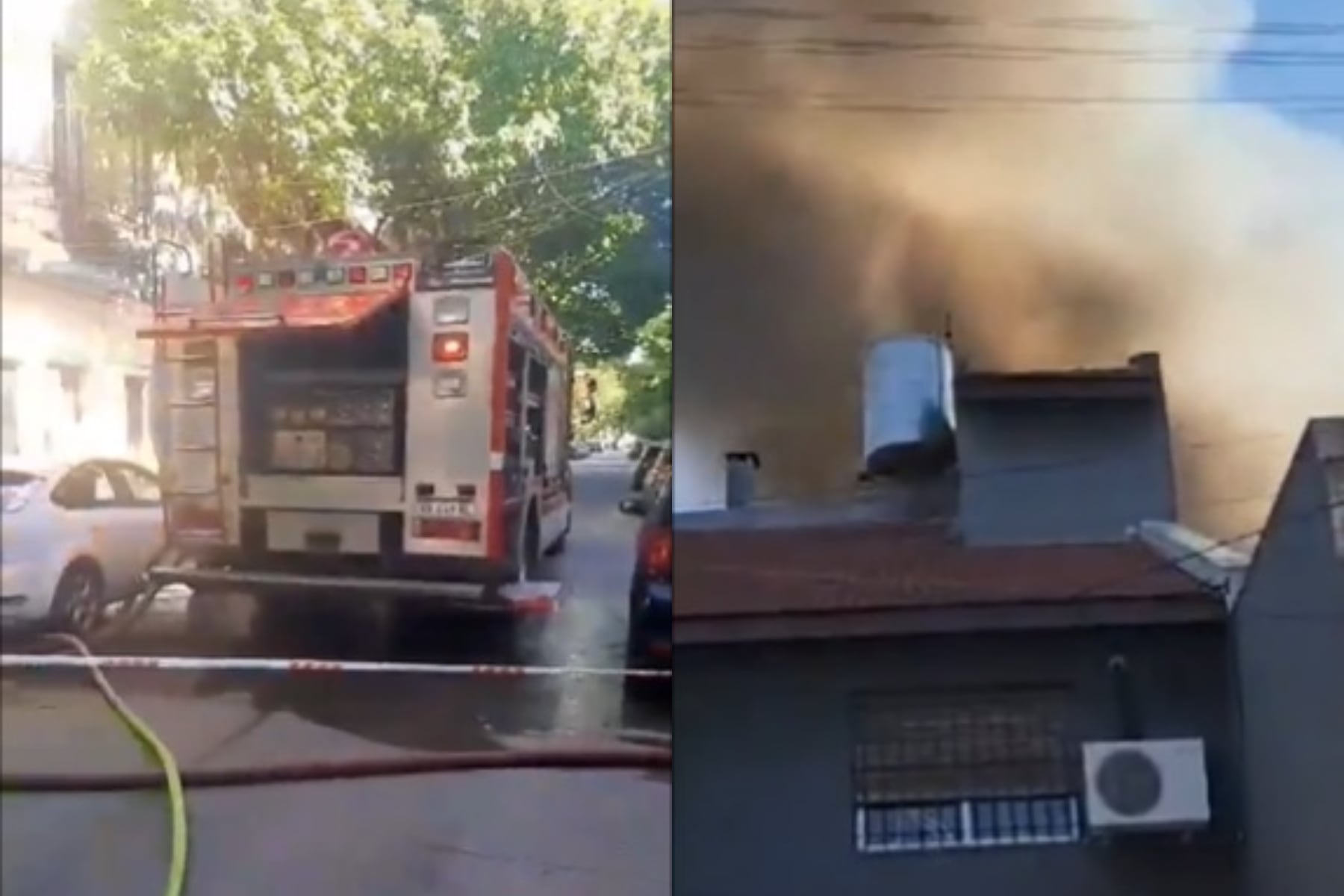 Se incendió un inquilinato en La Boca: tres personas fueron asistidas por inhalación de humo y traumatismos
