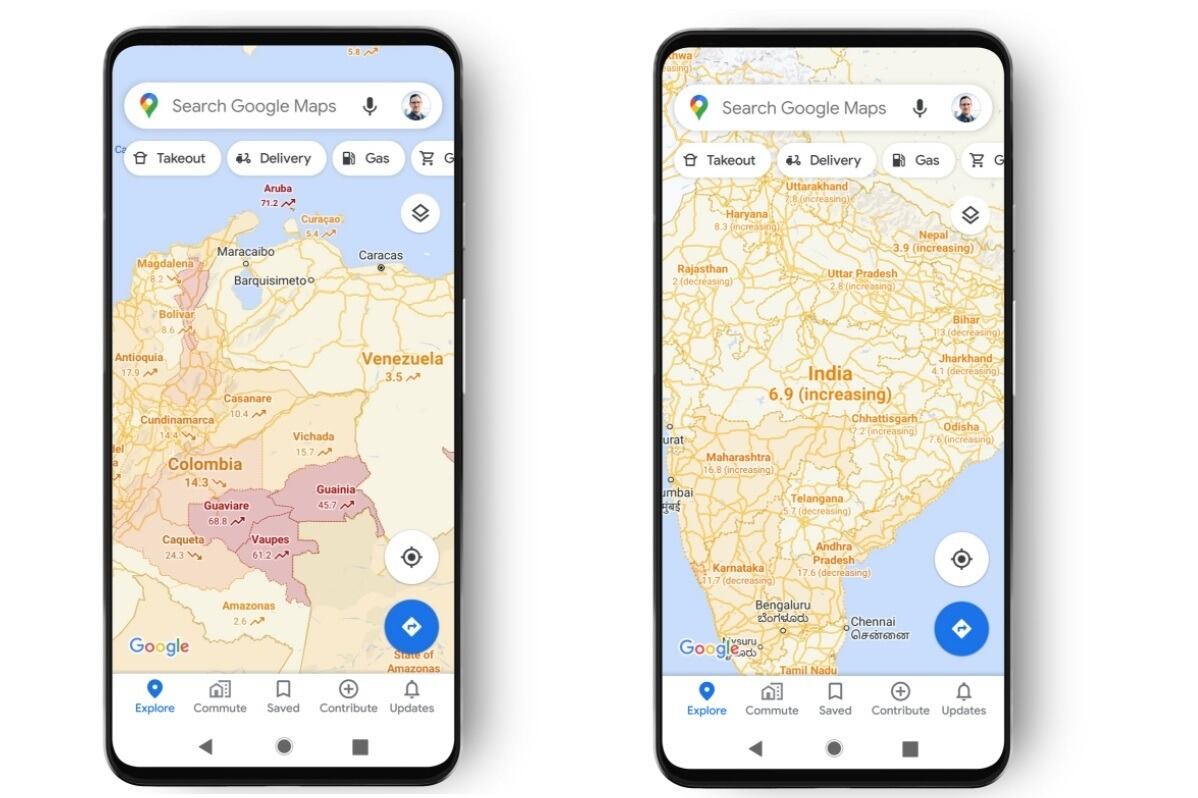 Google Maps y la nueva capa adicional sobre la Covid-19 para hacer frente a la pandemia.