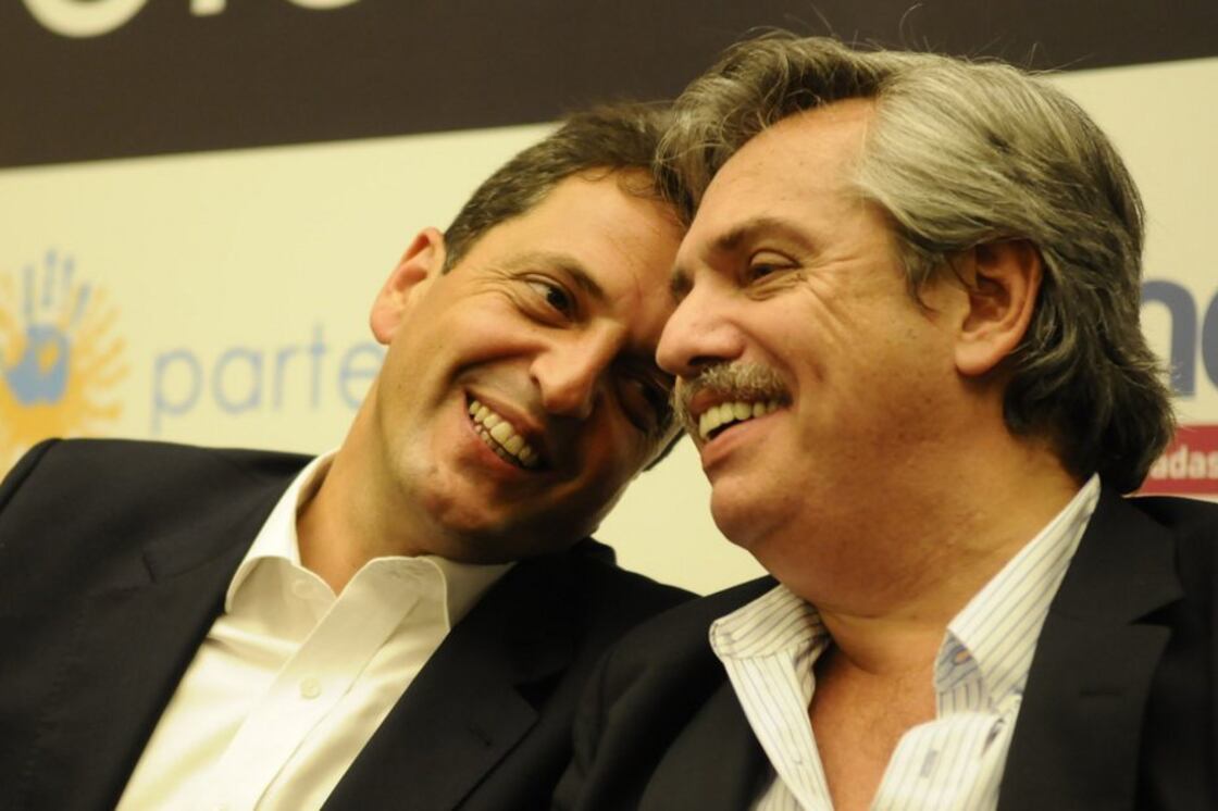 Sergio Massa y Alberto Fernández.