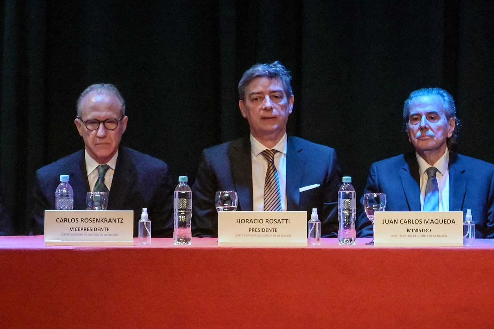 Carlos Rosenkrantz, Horacio Rosatti y Juan Carlos Maqueda conformaban una mayoría ahora dispersa.