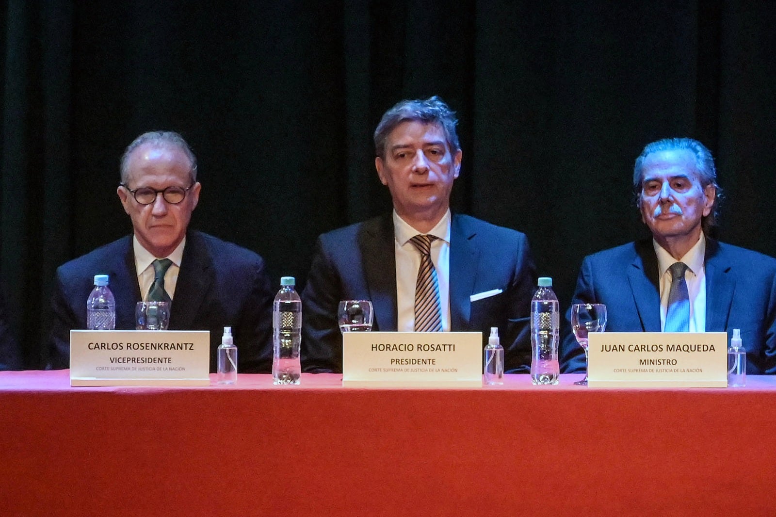 Carlos Rosenkrantz, Horacio Rosatti y Juan Carlos Maqueda conformaban una mayoría ahora dispersa.