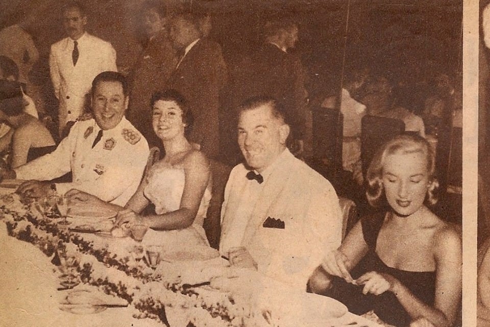 Mirtha Legrand con Juan Perón, en la única imagen que se conoce de ambos juntos.