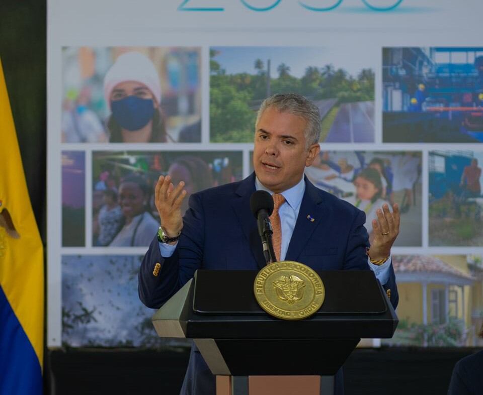 El presidente de Colombia, Iván Duque. Foto: Twitter de Iván Duque