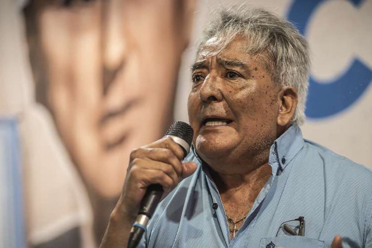 Julio Rubén Ledesma, secretario general del SEOCA, el sindicato de Comercio de la zona oeste, y secretario de Acción Social de la Federación.