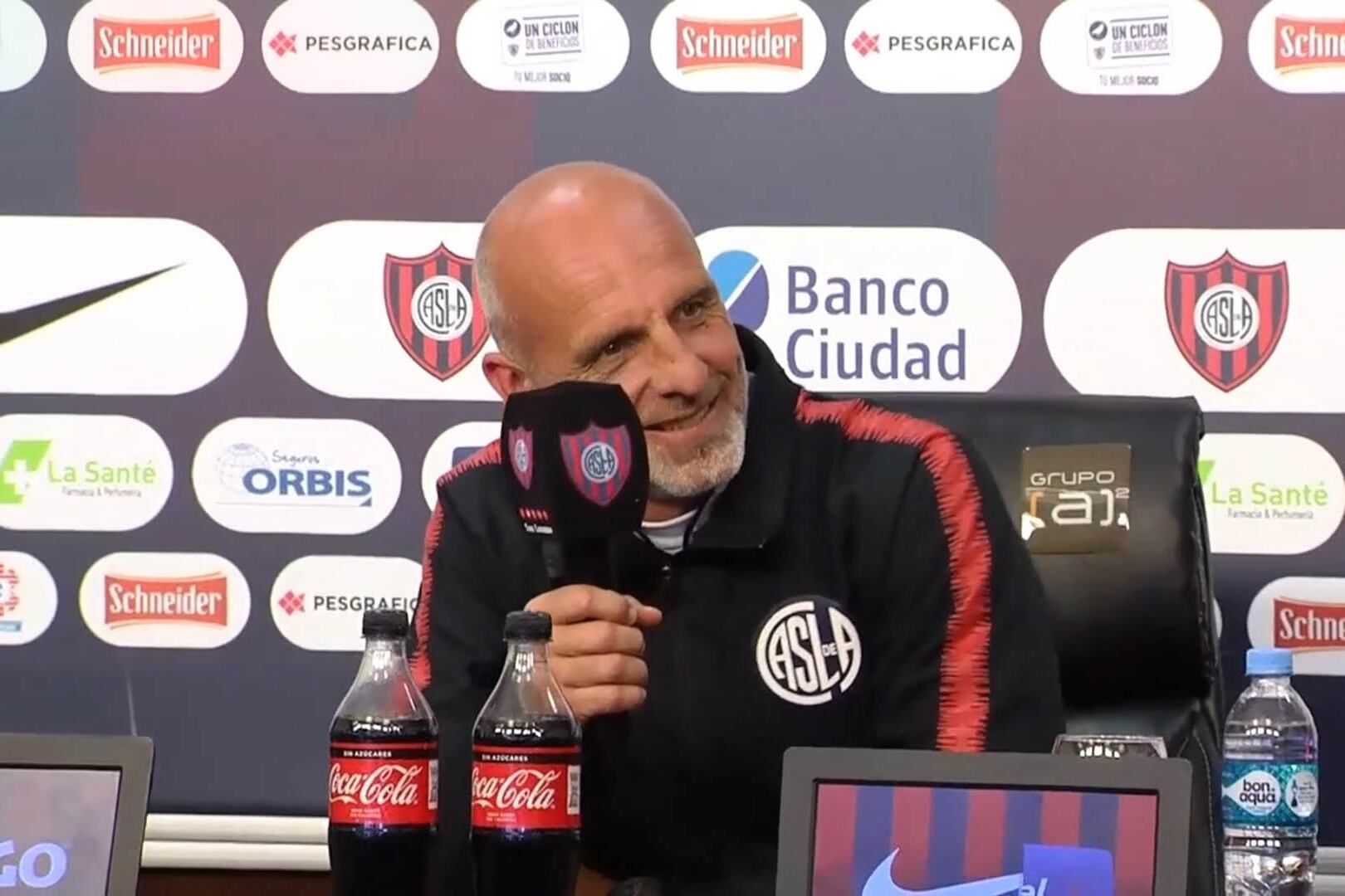 Diego Monarriz, director técnico de San Lorenzo.