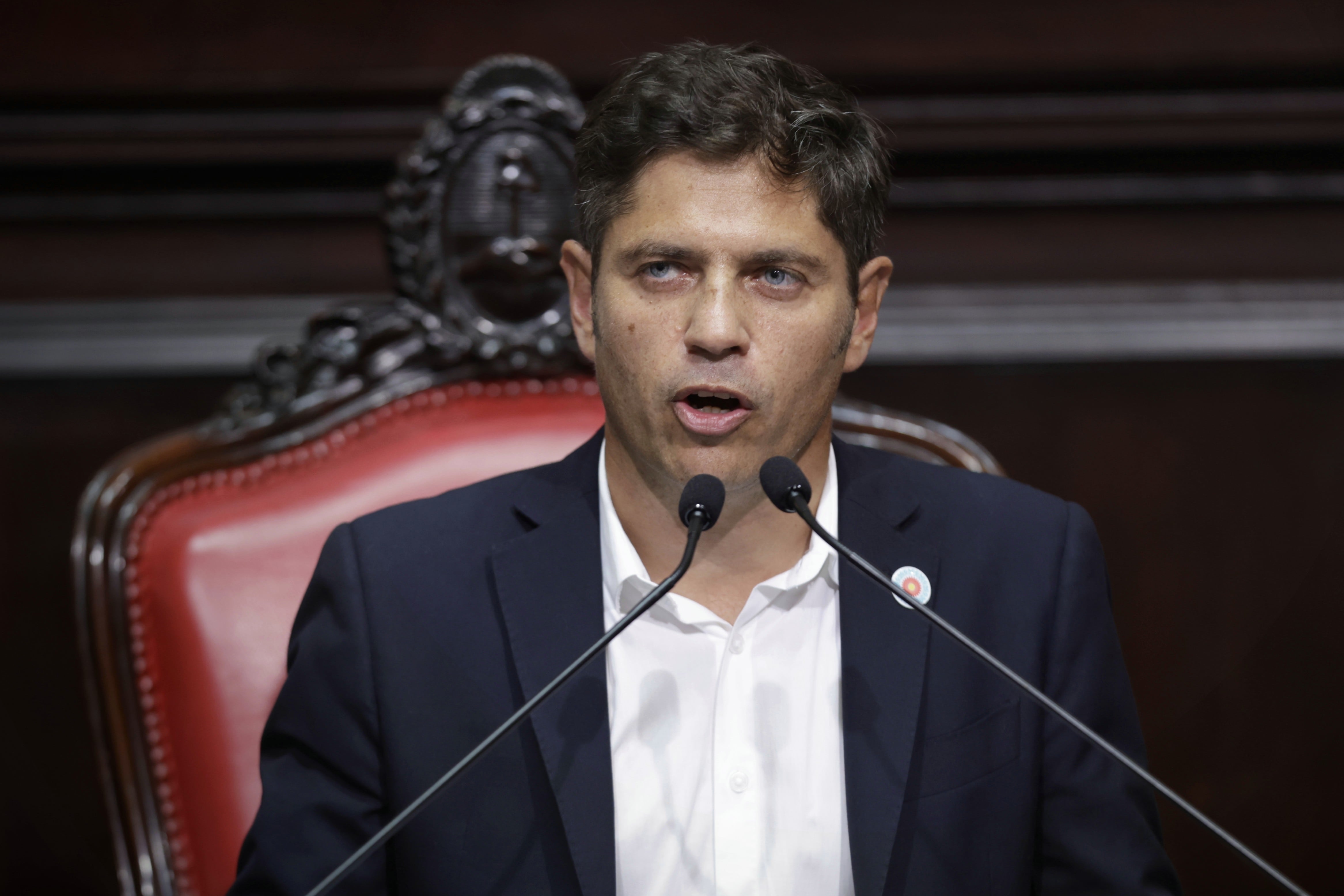 En la apertura de sesiones, Kicillof pidió a la Legislatura resolver el tema con "celeridad".