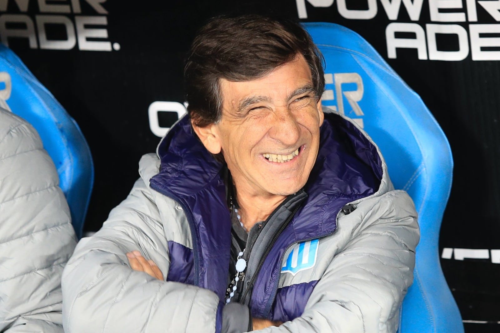 El conductor de Racing Gustavo Costas