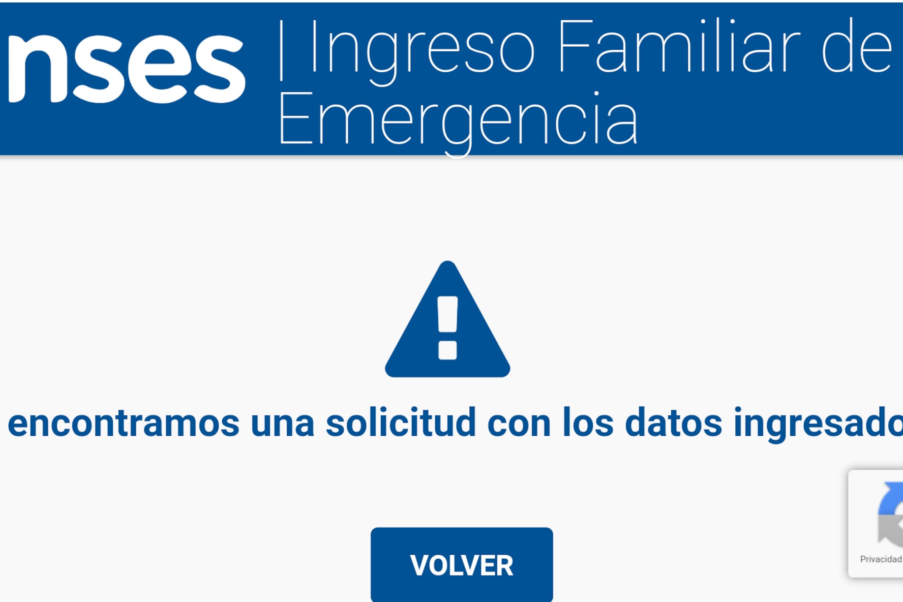 El mensaje que arroja ANSeS a quienes no se inscribieron