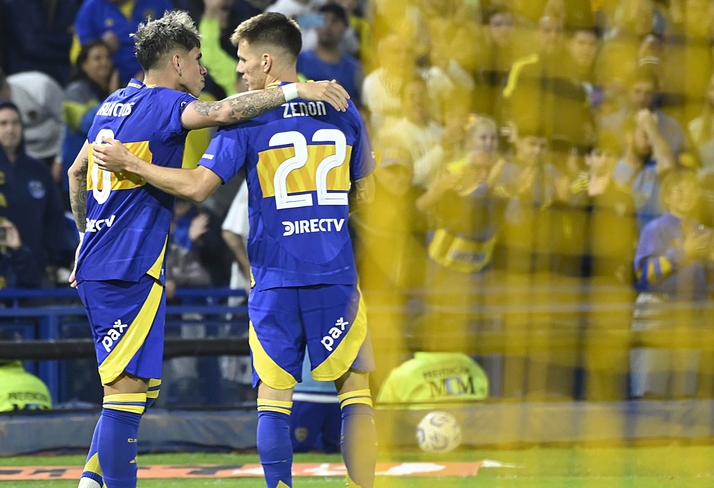 Zenón y Palacios estarán en Boca ante Lanús