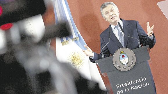 Mauricio Macri, presidente de la Nación.