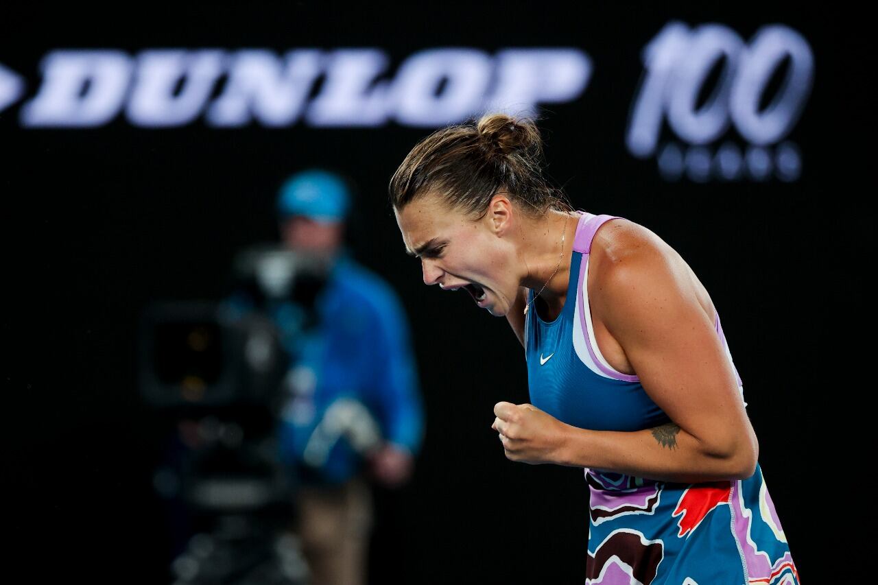 Aryna Sabalenka, finalista por primera vez en un Grand Slam