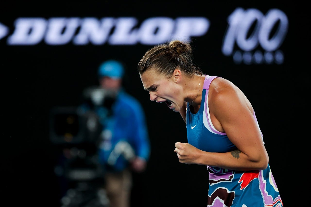 Aryna Sabalenka, finalista por primera vez en un Grand Slam