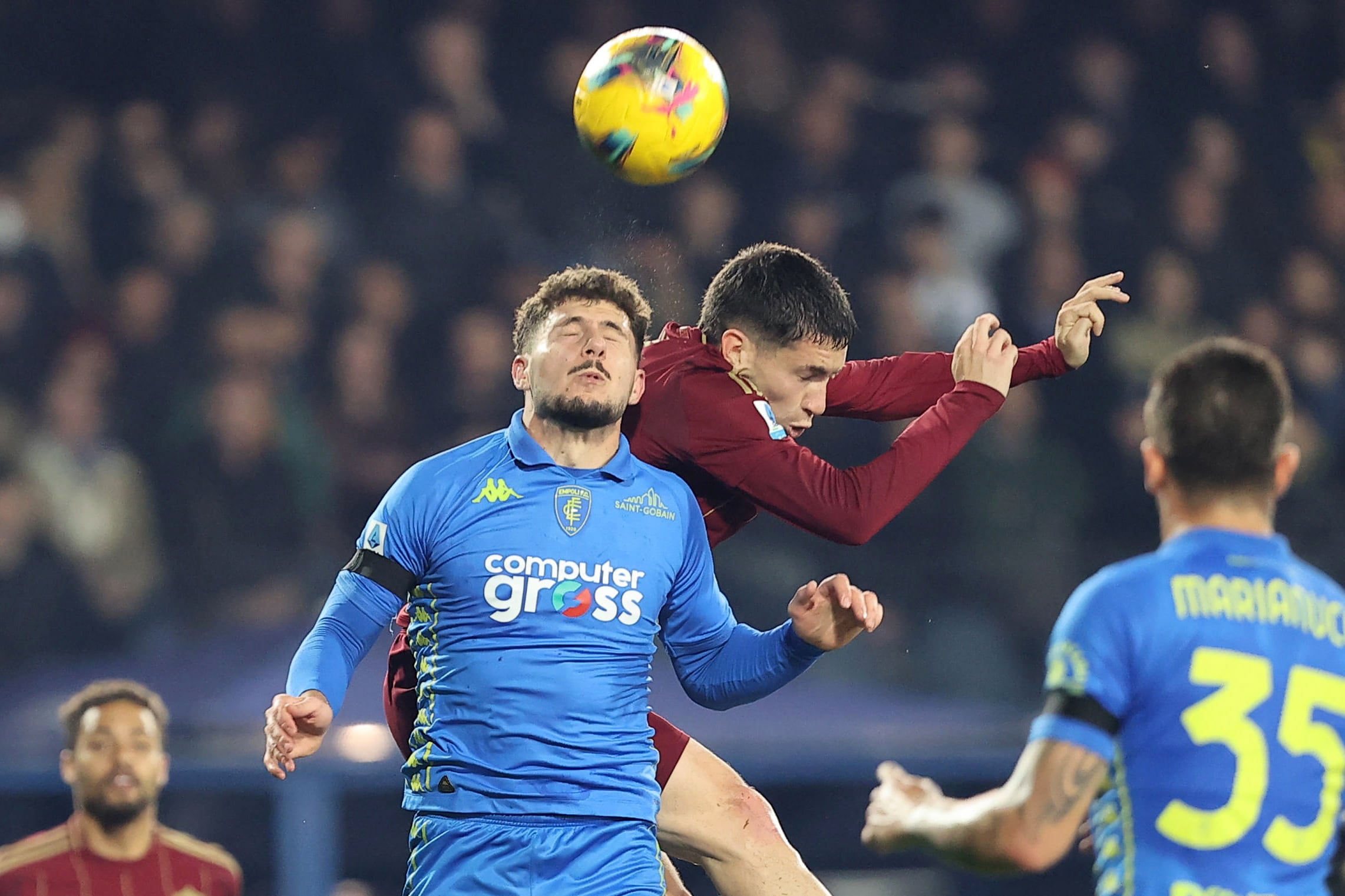 Roma ganó en su visita al Empoli