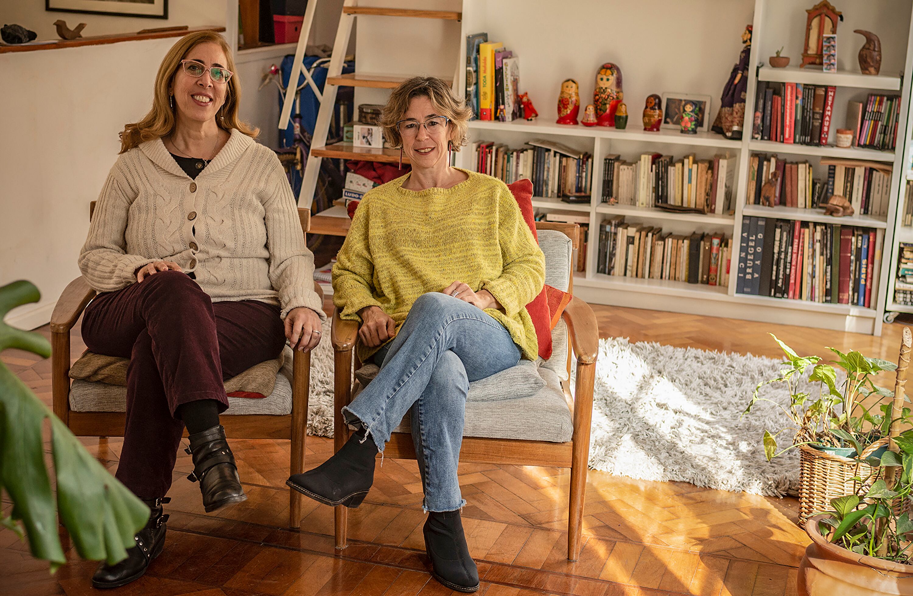 Las investigadoras Claudia Feld y Marina Franco.