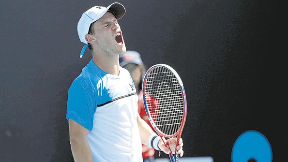 La victoria de Schwartzman tuvo como basamento el sólido juego desde el fondo de la cancha.