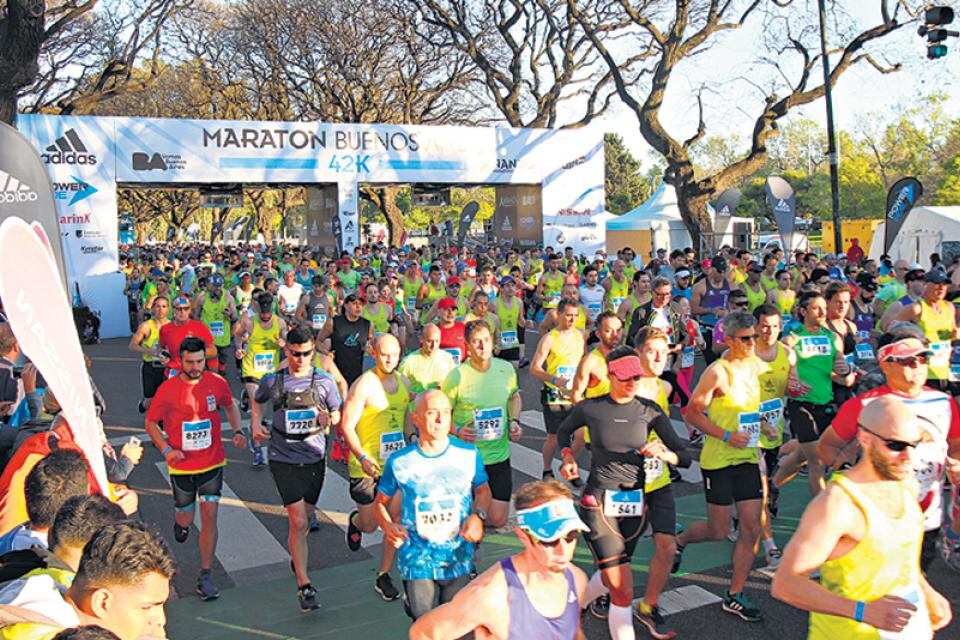 La maratón porteña, pospuesta hasta el año que viene.