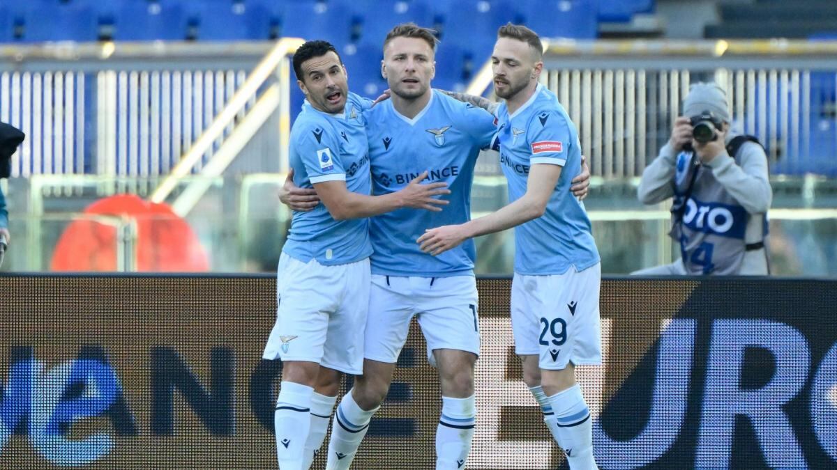 Immobile marcó su décimo gol y alcanzó a Zaccagni, su compañero en Lazio