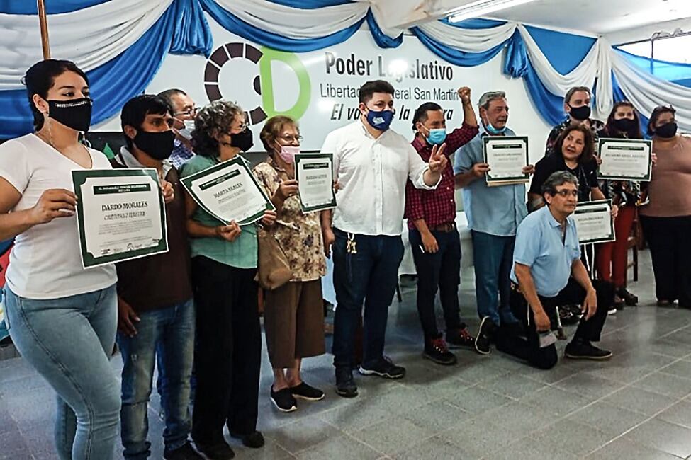 Familiares de detenidos desaparecidos y sobrevivientes de "La Noche del Apagón” y otros crímenes de lesa humanidad cometidos en Libertador General San Martín durante la última dictadura fueron declarados ciudadanos ilustres.