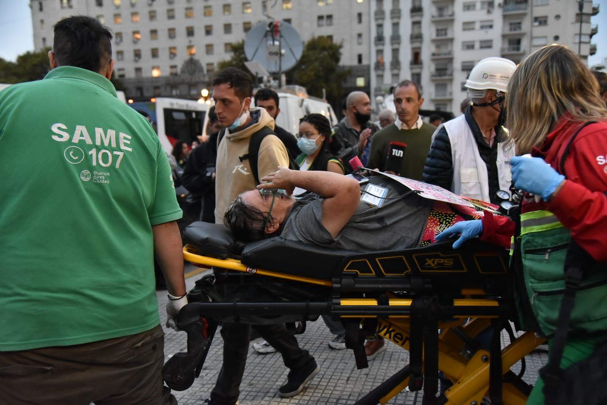 Más de 100 personas fueron heridas durante la represión.