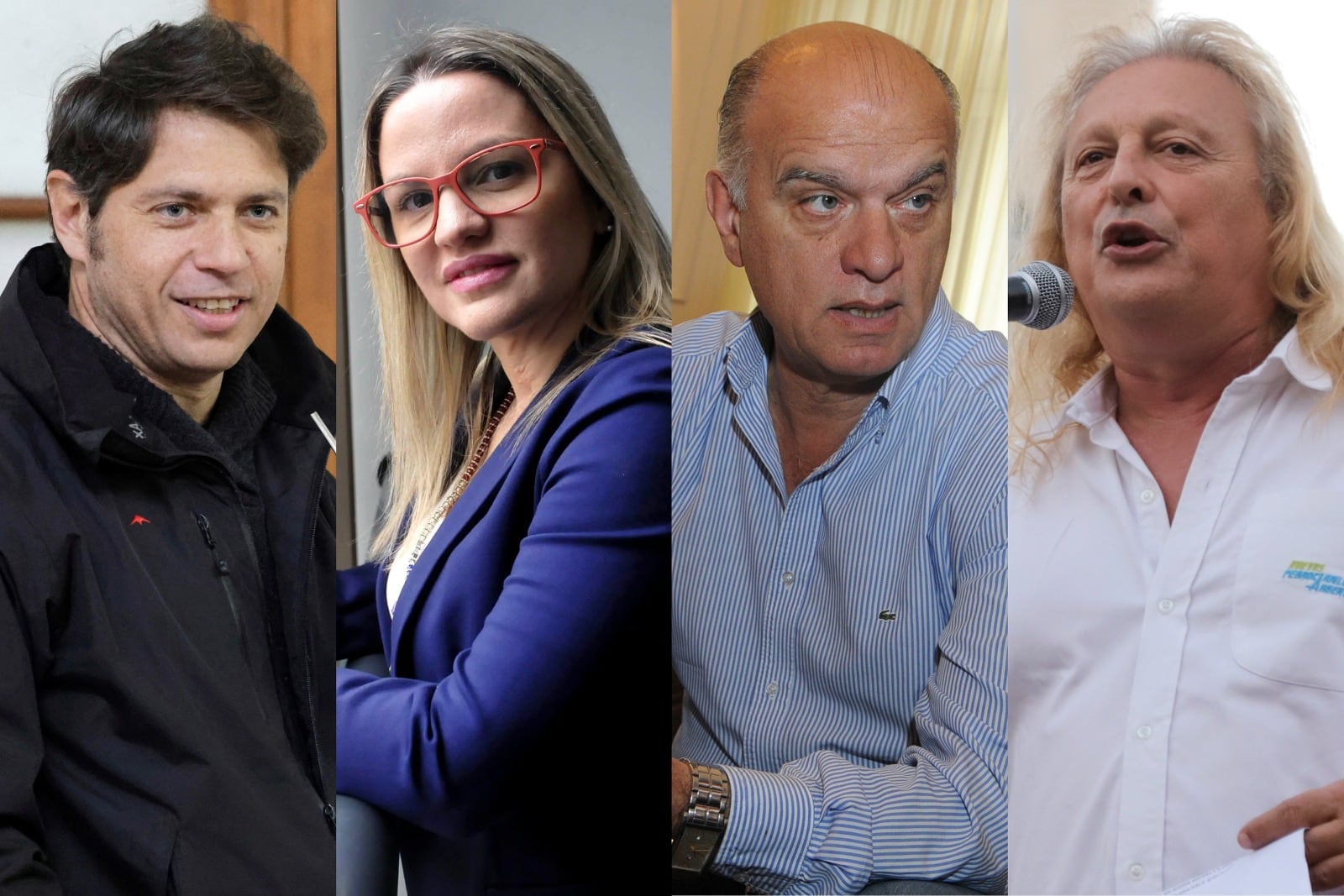 Axel Kicillof, Carolina Píparo, Néstor Grindetti y Ruben Sobrero. 