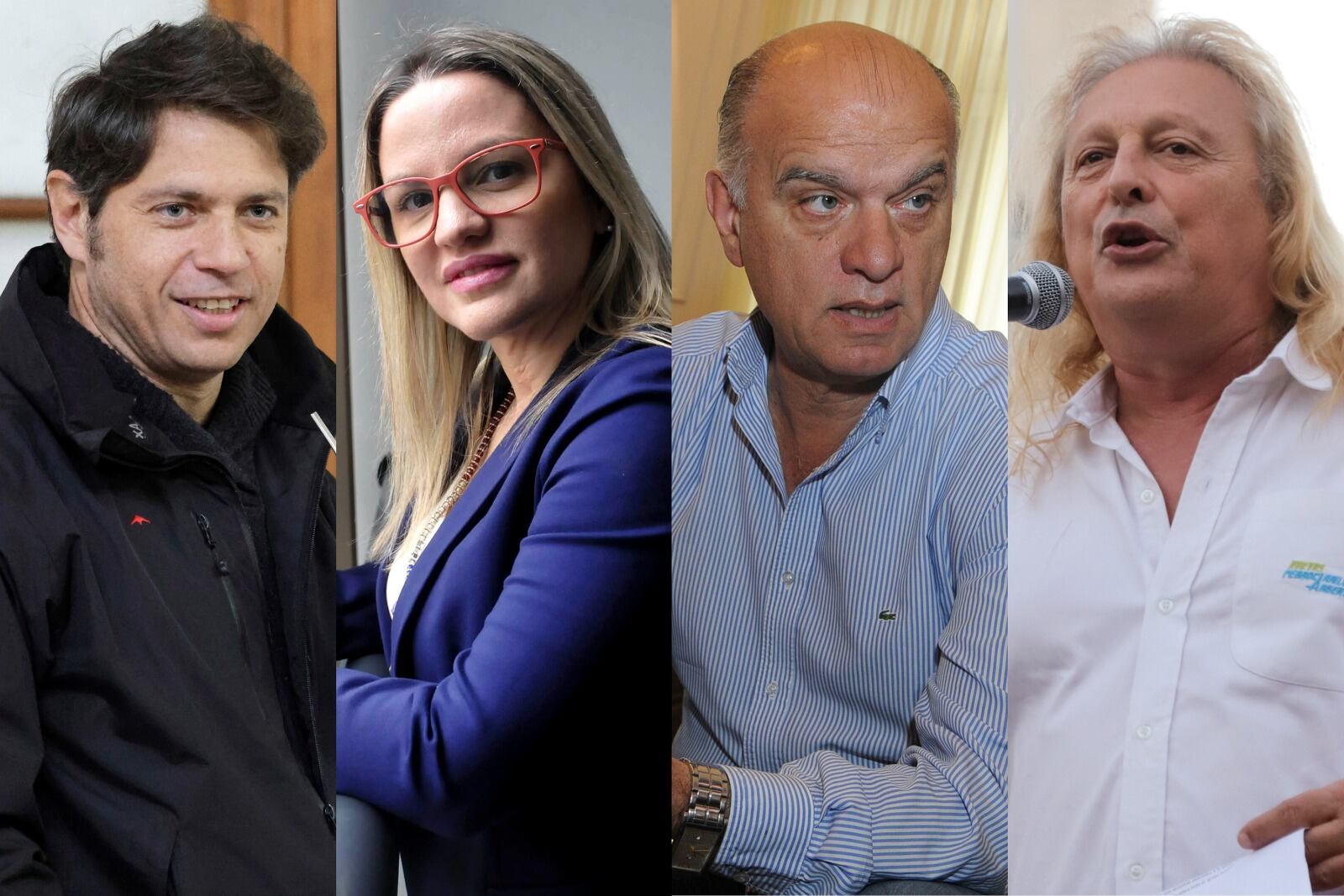 Axel Kicillof, Carolina Píparo, Néstor Grindetti y Ruben Sobrero.