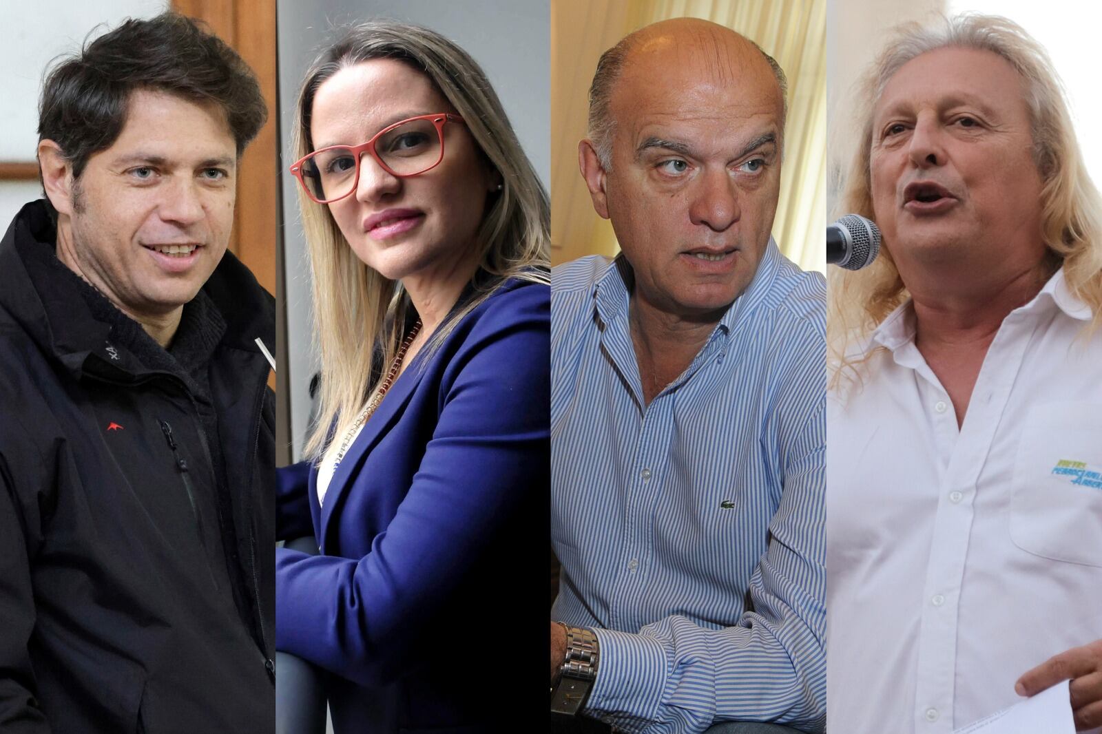 Axel Kicillof, Carolina Píparo, Néstor Grindetti y Ruben Sobrero.
