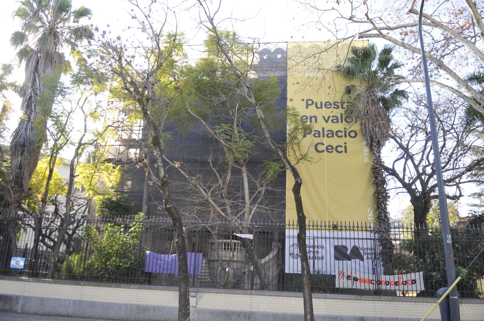 El Palacio Ceci, un sitio con destino incierto en el Distrito del Vino.