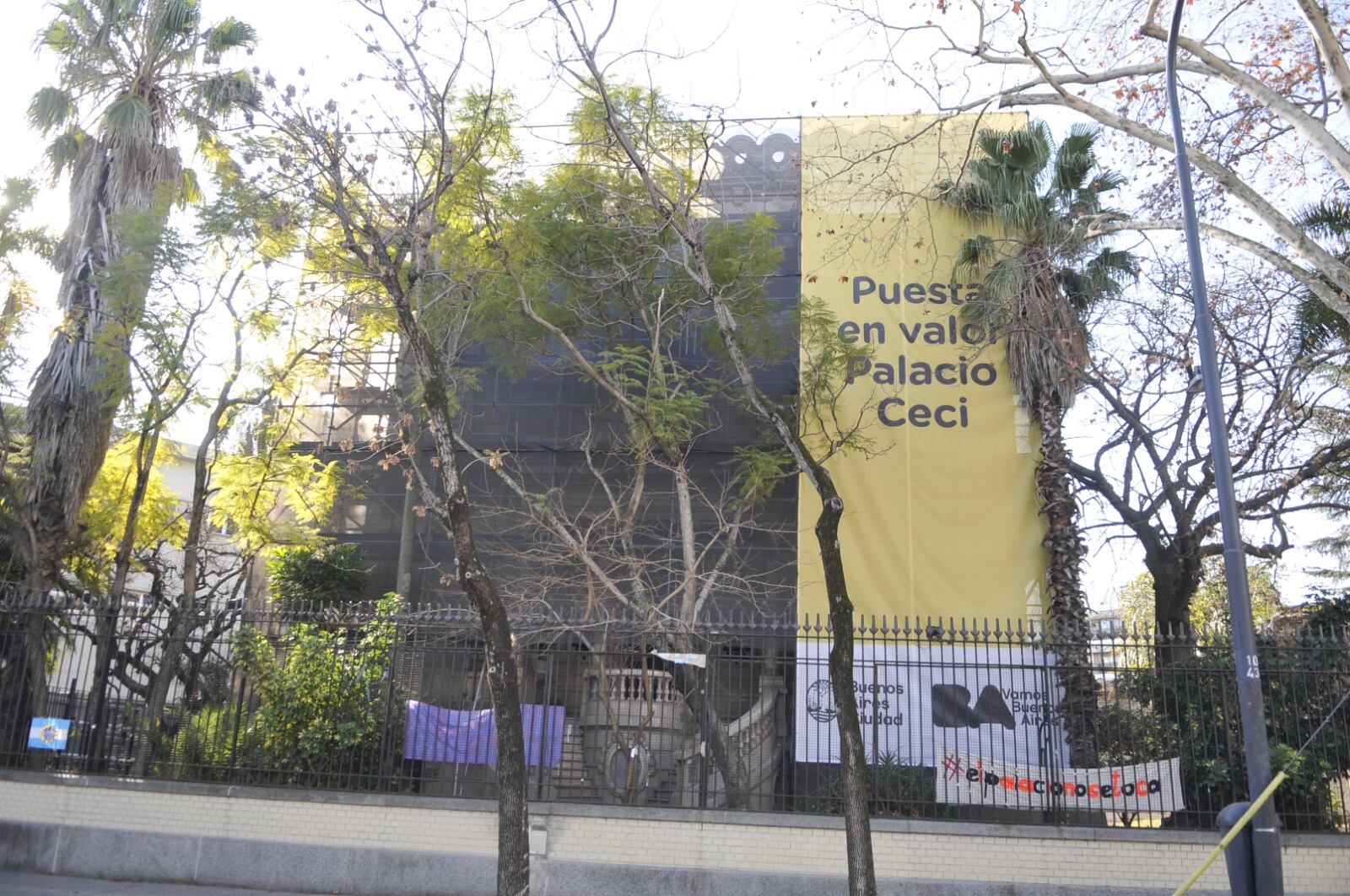 El Palacio Ceci, un sitio con destino incierto en el Distrito del Vino.