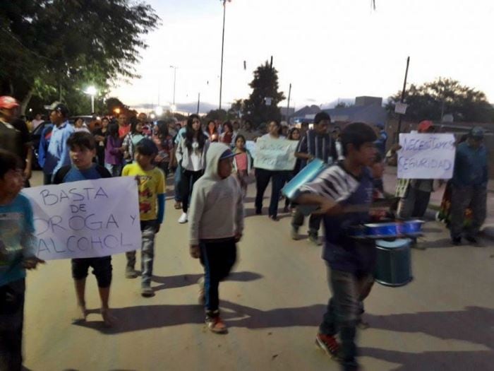 Protesta en 2021. Los mismos reclamos 