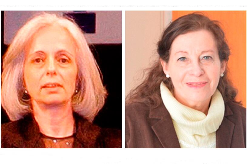 Rosa Erra-Balsells y Noemí Zaritzky