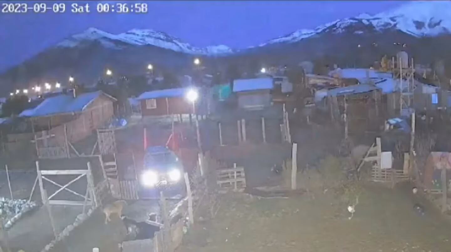 El fenómeno pudo verse hasta Villa La Angostura y en áreas aledañas a Chile.