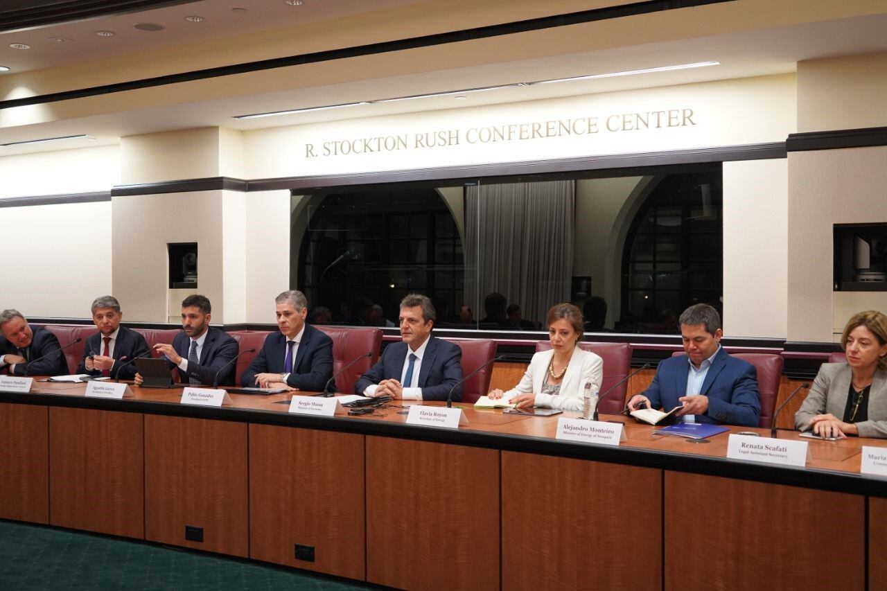 Sergio Massa presentó a empresas estadounidenses su plan para impulsar inversiones en Vaca Muerta