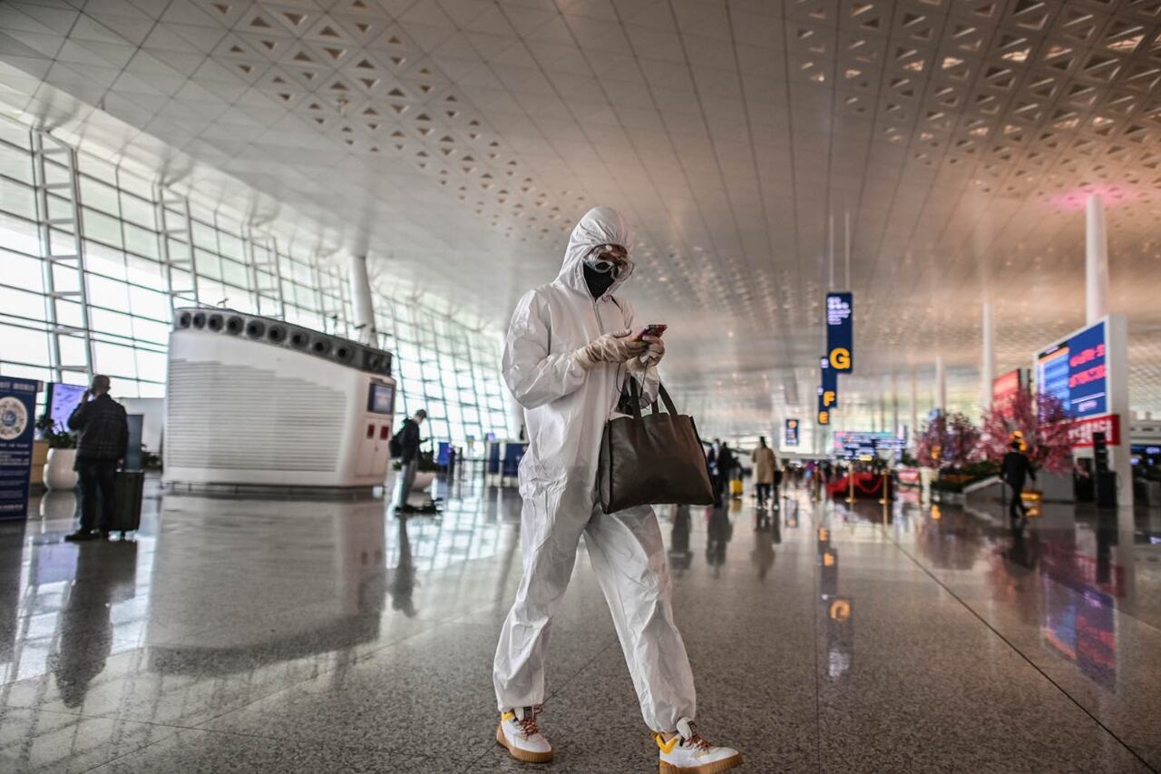 Aeropuerto de Wuhan, desde donde se diseminó el nuevo coronavirus.