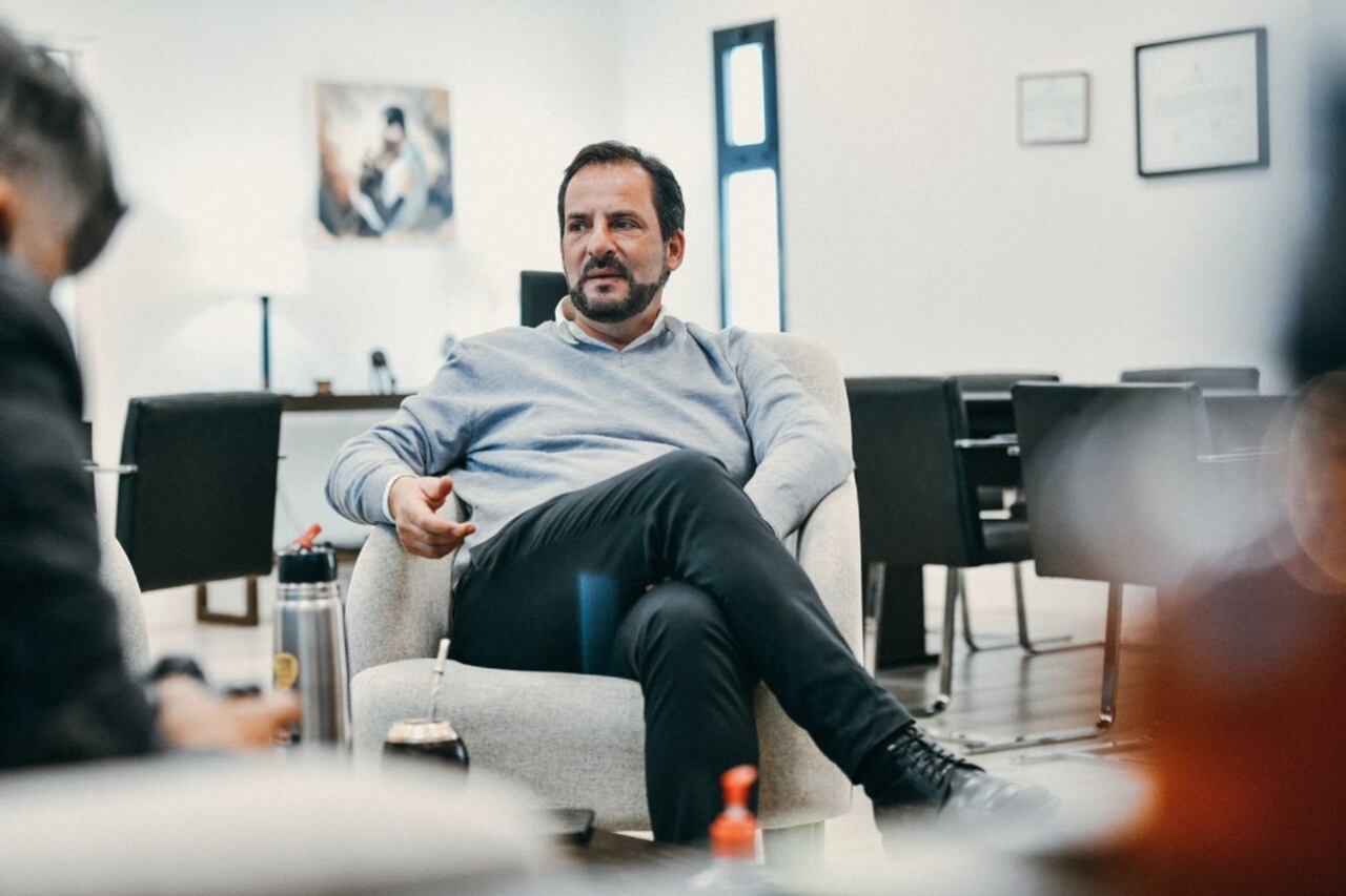 Ariel Sujarchuk, intendente de Escobar en uso de licencia y presidente del Ente Nacional de Control y Gestión de la Vía Navegable