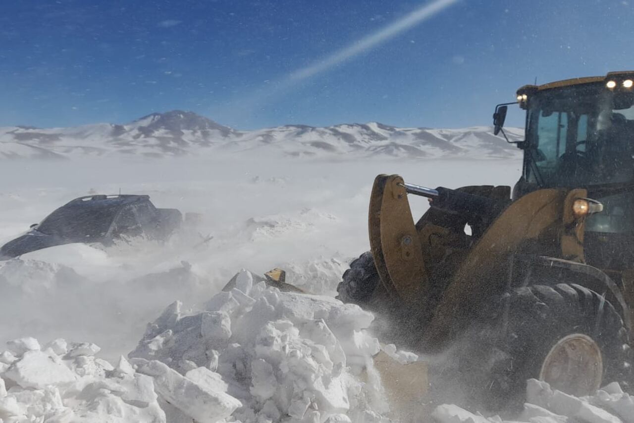 Momento del rescate.