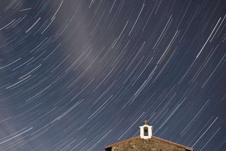 Una imagen de las Cuadrántidas en España, en 2018