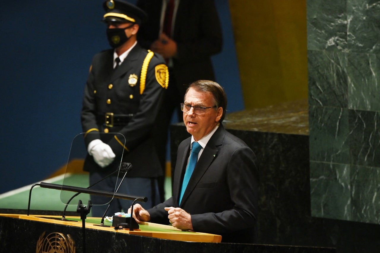 Bolsonaro abre la primera sesión de la Asamblea General de la ONU.