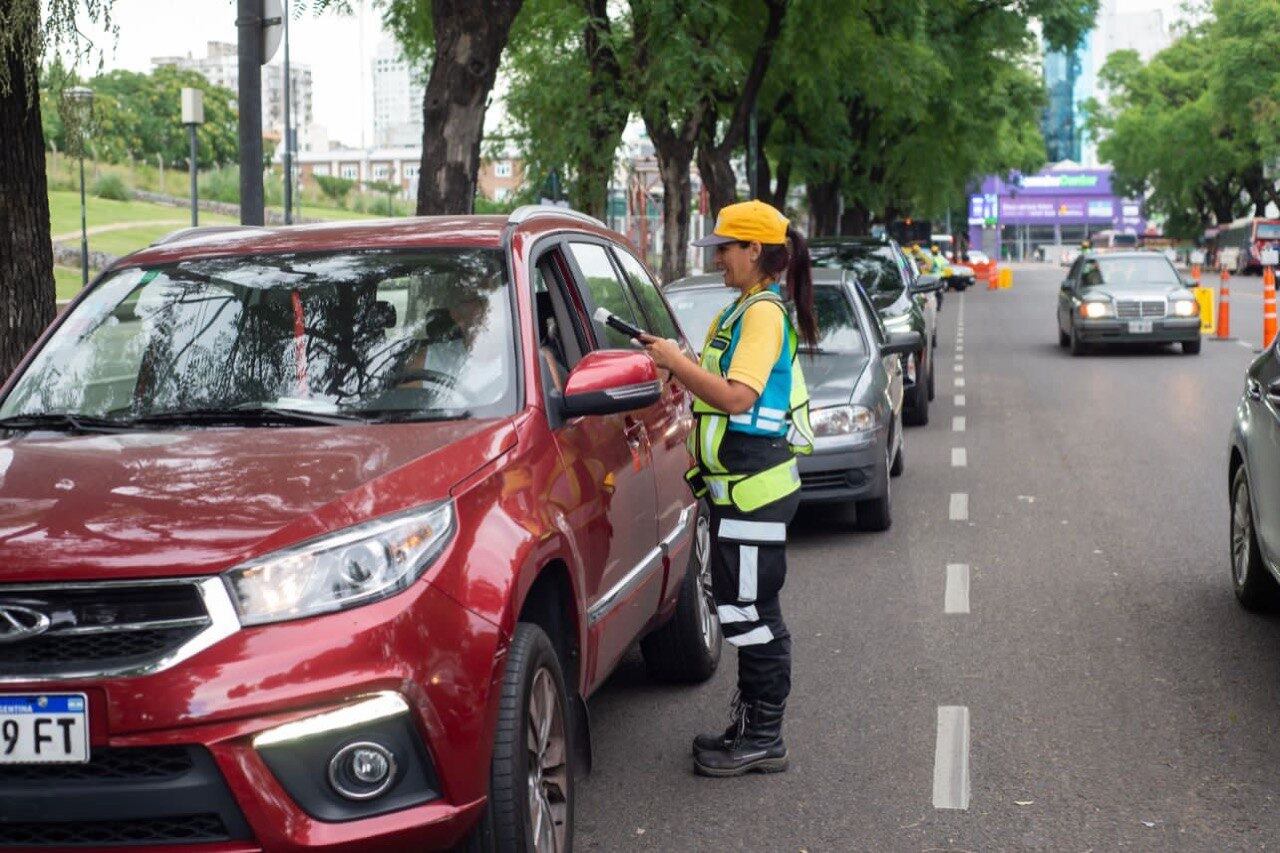 Se realizaron más de 4800 controles de alcoholemia en la Ciudad. Imagen: Secretaría de Transporte y Obras Públicas CABA.