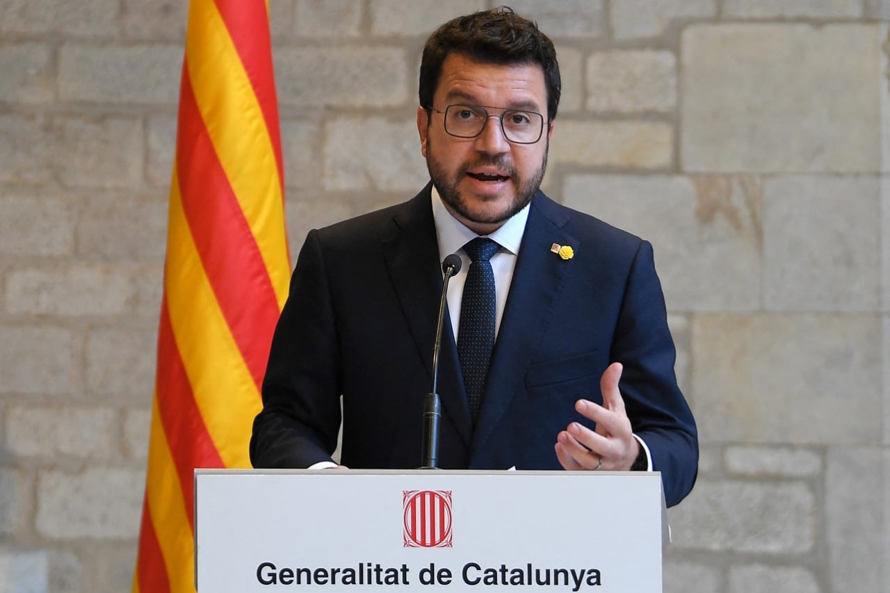 Pere Aragonès, presidente catalán. 