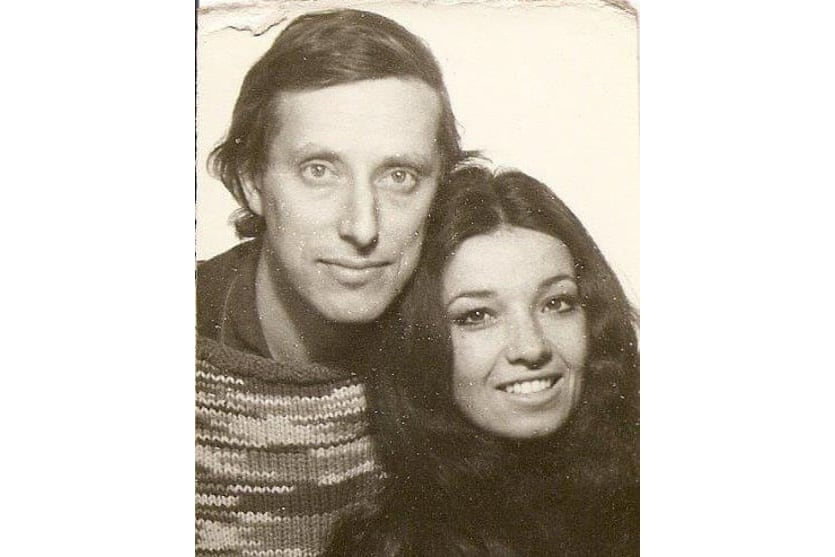 Ariel Dorfman y su compañera Angélica Malinarich.