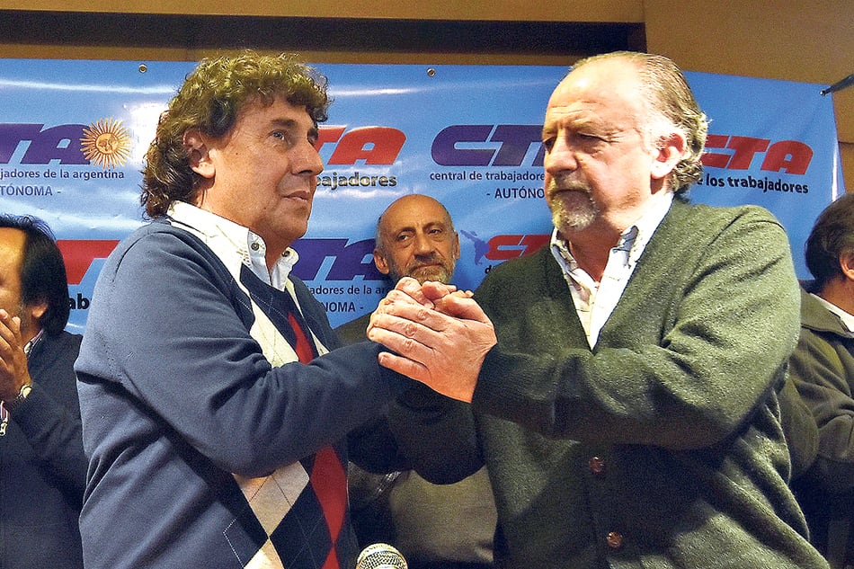 Hugo Yasky y Pablo Micheli encabezan los dos sectores de la CTA.