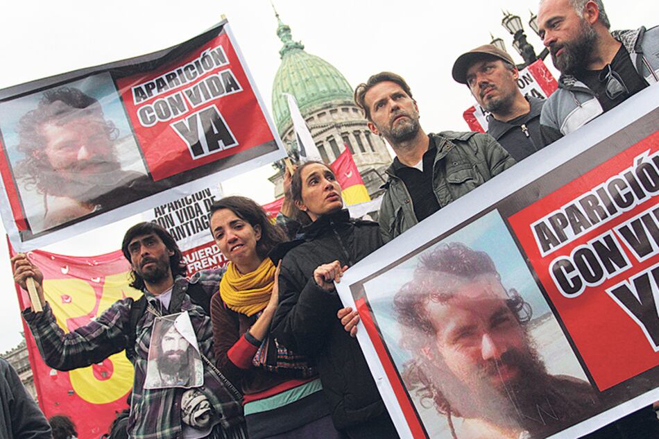 Santiago Maldonado desapareció el 1º de agosto, luego de una represión de la Gendarmería en la comunidad mapuche de Cushamen.