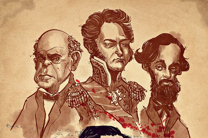 Juan Bautista Alberdi, una figura controvertida de la historia argentina.