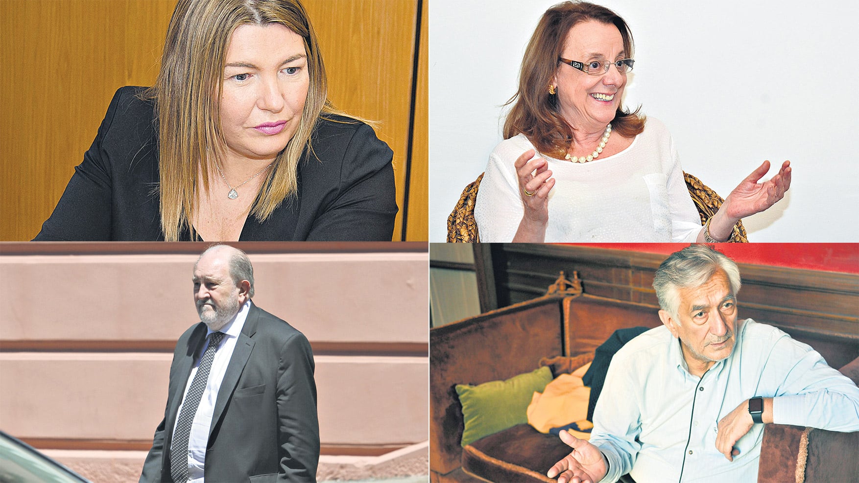 Rosana Bertone (Tierra del Fuego).Carlos Verna (La Pampa). Alicia Kirchner (Santa Cruz).Alberto Rodríguez Saá (San Luis).