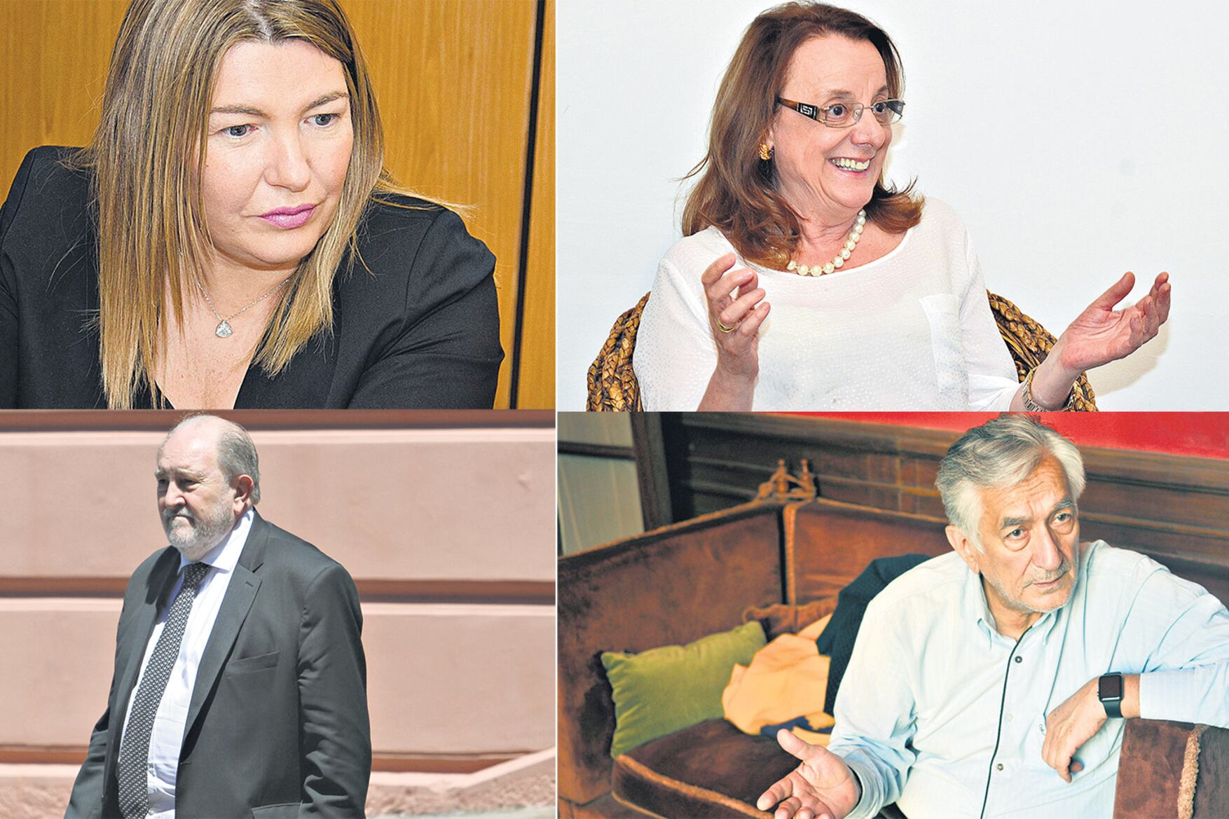 Rosana Bertone (Tierra del Fuego).Carlos Verna (La Pampa). Alicia Kirchner (Santa Cruz).Alberto Rodríguez Saá (San Luis).
