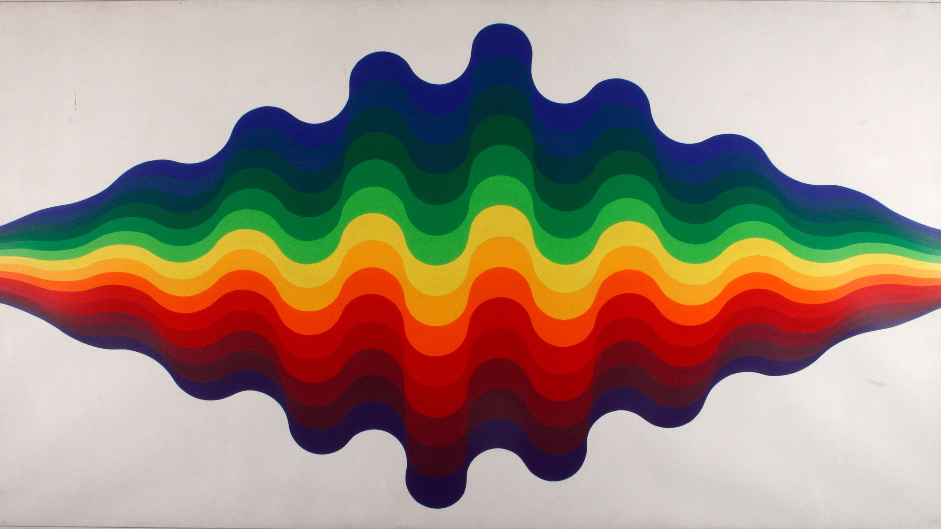 Ondas 110 nº8, 1974, de Julio Le Parc