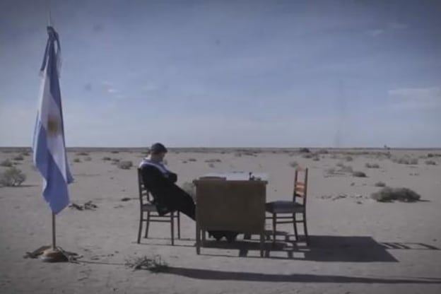 "Estanciero", uno de los cortos que se hicieron como manifiesto contra Macri.